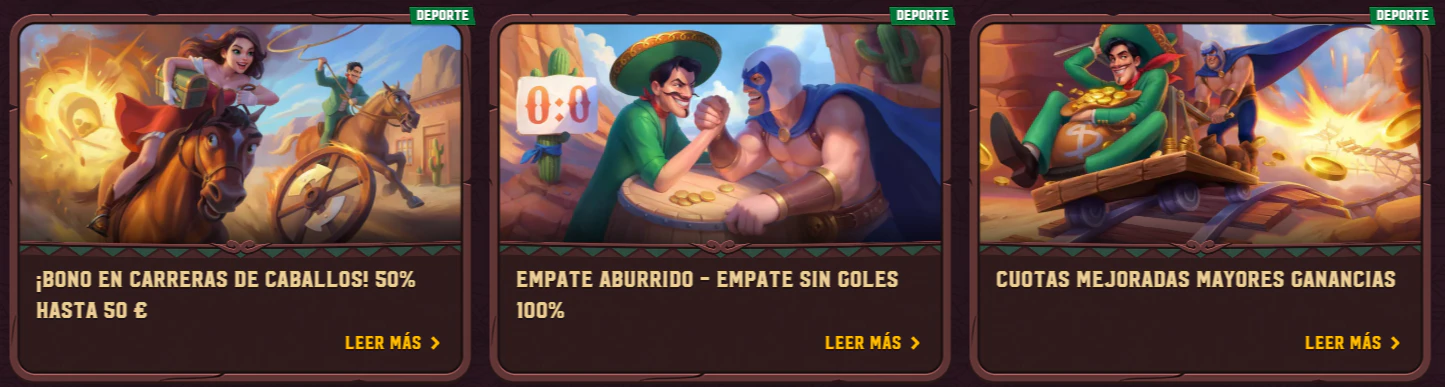 Oferta de bienvenida de 5 Gringos Casino para jugadores de casino y apuestas deportivas